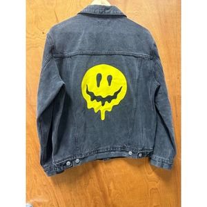 Balenciaga Denim Smiley Jacket - M